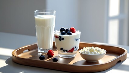 greek yogurt and cottage cheese